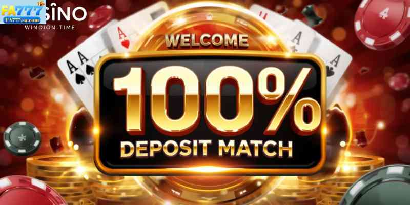 signup bonus casino 100 percent deposit match