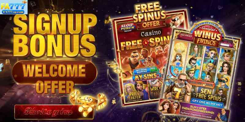 signup bonus casino free spins welcome offer