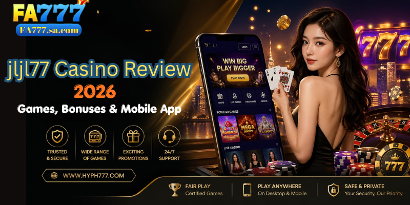 jljl77 Casino Review 2026: Games, Bonuses & Mobile App